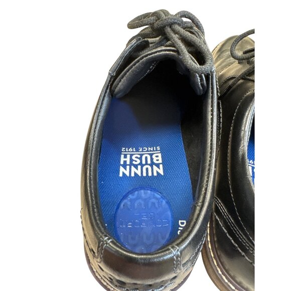 Nunn Bush Mens Black Leather Oxford Dress Shoes Size 9M SKU 8219 - Picture 8 of 11